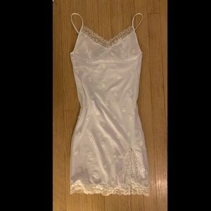 Motel Rocks Daisy White Bodycon Mini Dress